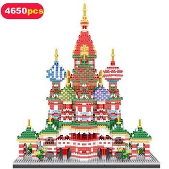

World Famous Architecture Series Building Shell Opera House Sydney Opera House Wassili Cathedral Model Brick Toys Gifts