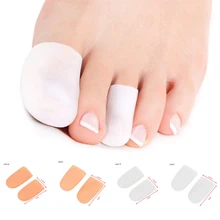 Защита для пальцев ног Травмированный носок Кепка гель является лучшим компаньоном для кукурузы 1 пара новых высоких каблуков