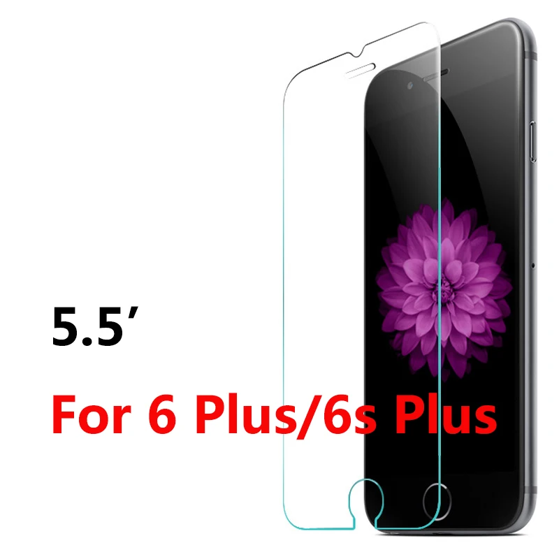 For 6 plus 6s plus 10 шт./партия Взрывозащищенная защитная пленка для экрана из закаленного стекла для iPhone 11 Pro X XS MAX 6 6s 7 8 Plus 4 4s 5 5S SE 5C - Color: For 6 plus 6s plus