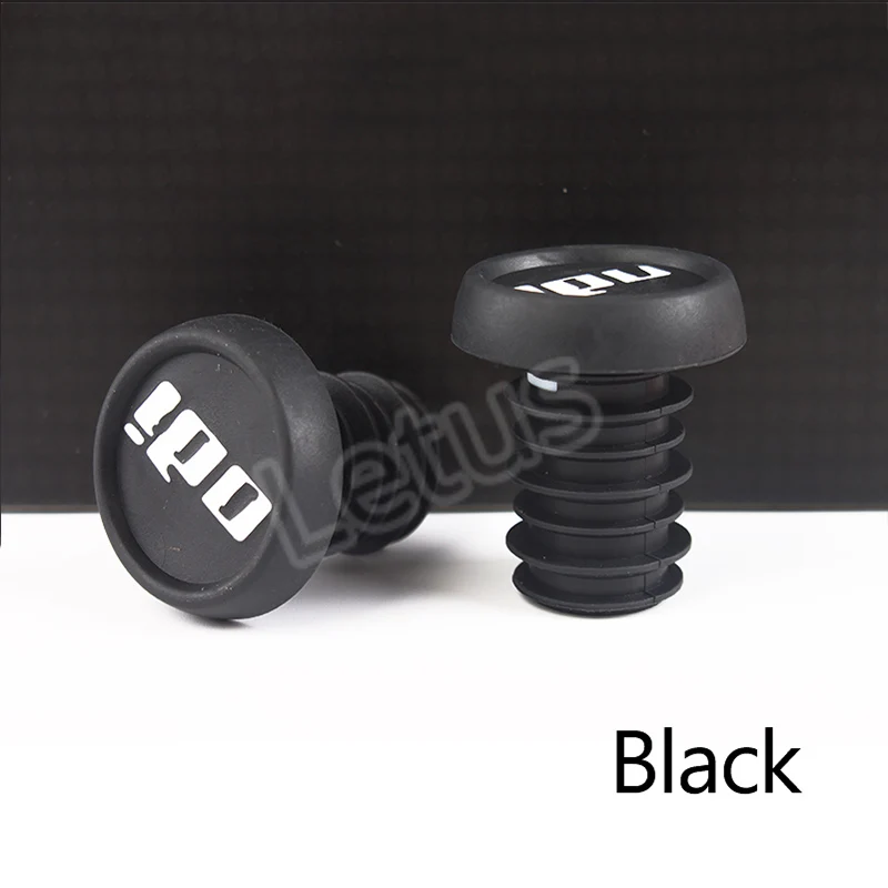 Black 1 pair ODI ручка велосипедного руля 1 пара концевые заглушки противоскользящие Твердые колпачки руля MTB велосипед легкие бар концевые Заглушки для горный велосипед BMX и DH FR баланс автомобиля - Цвет: Black 1 pair
