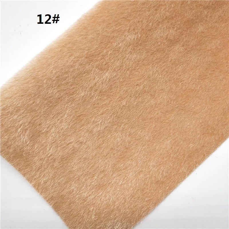 12 1 шт. 21X29 см Мех Кожа Флокирование кожа для DIY аксессуары 7S17E - Цвет: 12