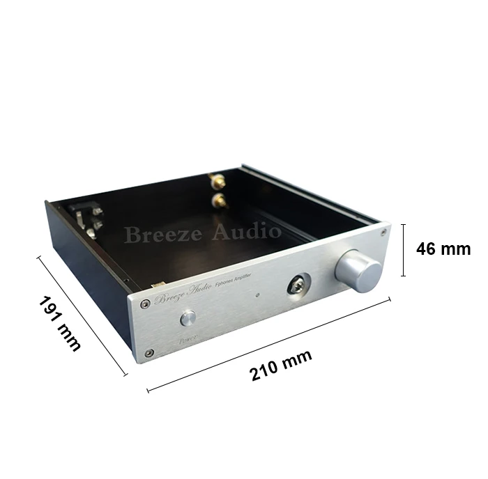 Brzhifi-alumínio Case Headphone Amplifier Chassis Faça Você Mesmo Personalizado Multifuction Metal Caixa de Instrumento Eletrônico Bz2204 Series - Image 4