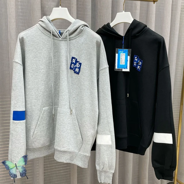 Embroidery Ader Error Hoodies Sweatshirts Crack Letters Casual Men Women Ader Error Hooded The Best Quality Label Tag 1