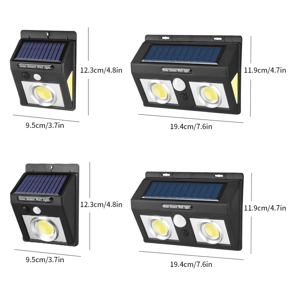 DIDIHOU 25/37/50/62LED солнечный свет стены движения Сенсор открытый сад лампа безопасности(литиевая батарея