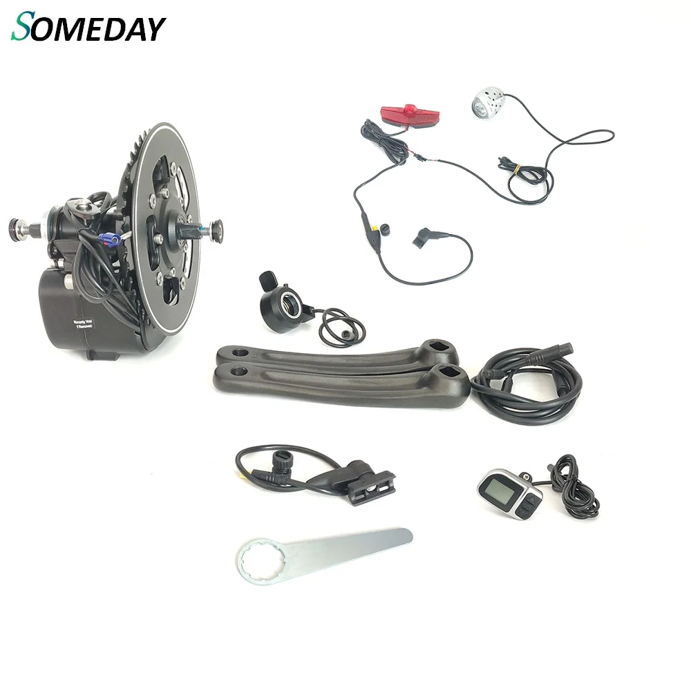 48v500w light Когда-нибудь TSDZ2 Midmotor V ЖК-дисплей 6 Tongsheng 36 V/48 V 250 W/350 W/500 W электрический велосипед комплект крутящий момент Сенсор ЖК-дисплей дисплей - Цвет: 48v500w light