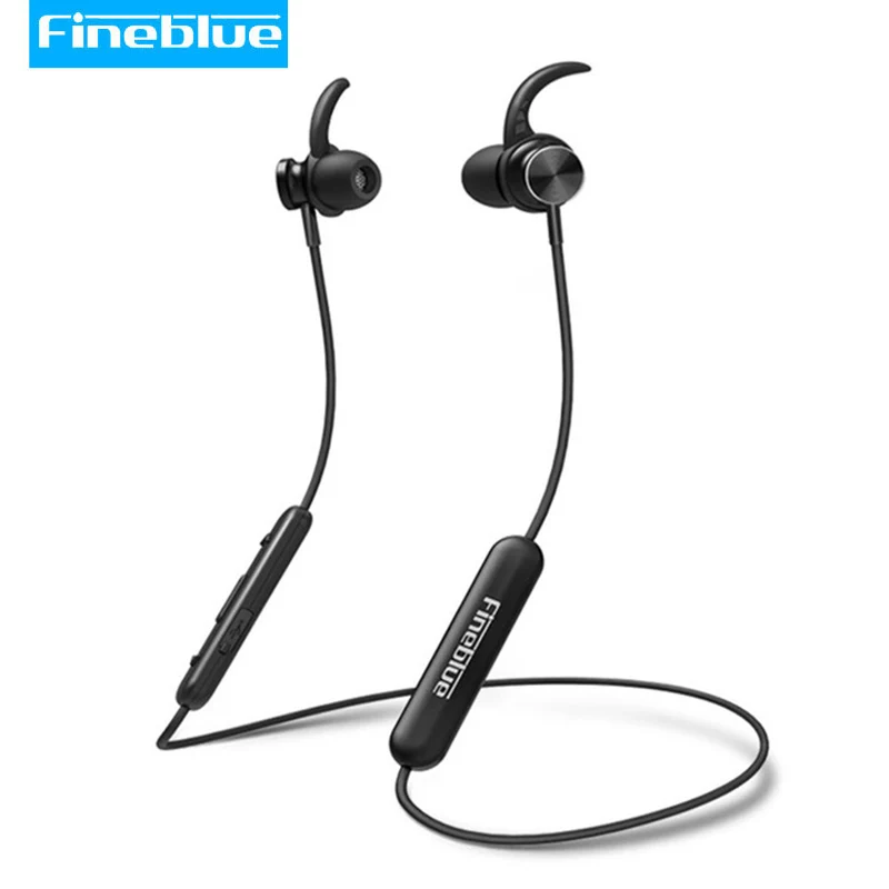 FineBlue Mate 10 Магнитная Беспроводная Bluetooth 4 1 Гарнитура с шейным ремешком спортивные