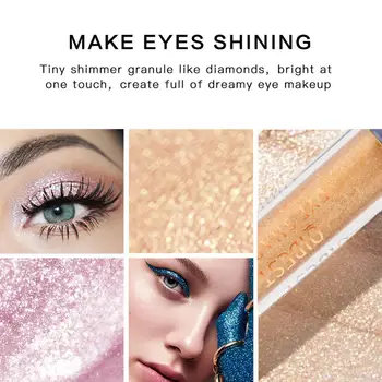 

4/10 Colors Cigarette Liquid Eyeshadow Stick Diamond Shimmer Set Pigment Waterproof Glitter Eyeshadow Eyeshadow Shadows Liq W9V1