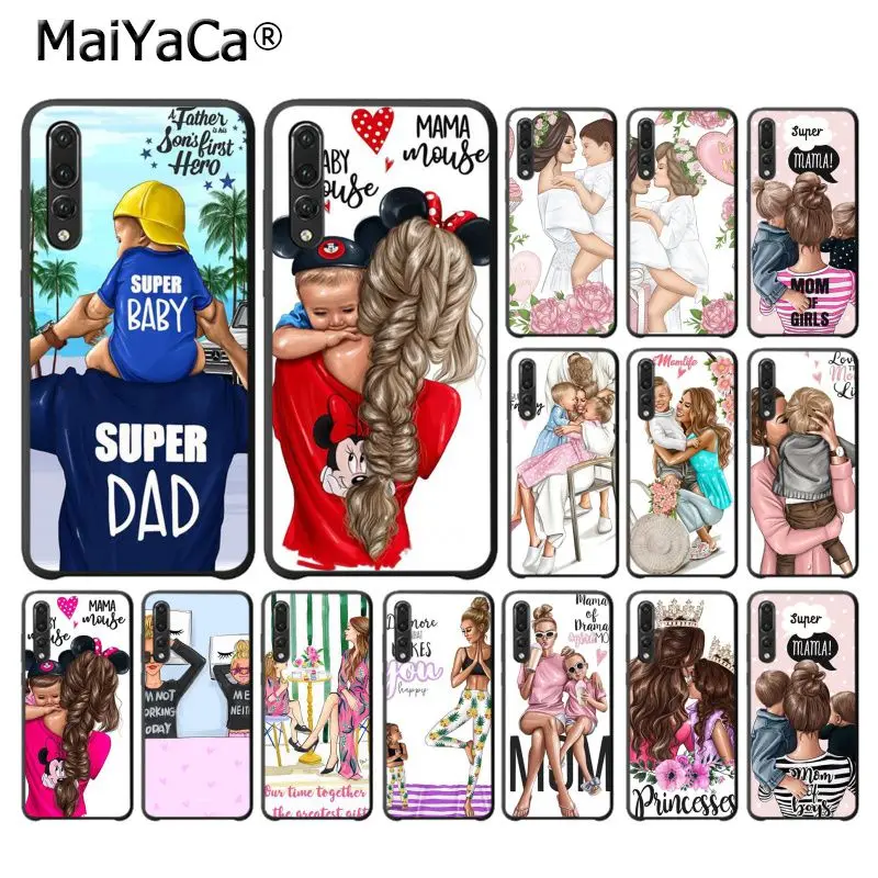 MaiYaCa красивый чехол для телефона мамы и дочки сына Huawei P10 plus 20 pro P20 lite mate9 10 honor