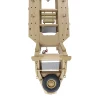 1/12 US M747 Heavy Military Semi Trailer 2.4G RC Full Scale Alloy Car KEYIGE HG-P806 3