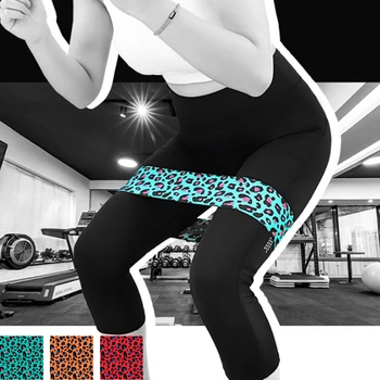 

1PC Leopard Resistance Elastic Band Exercise Gym Latex Fitness Training Stretch Belt