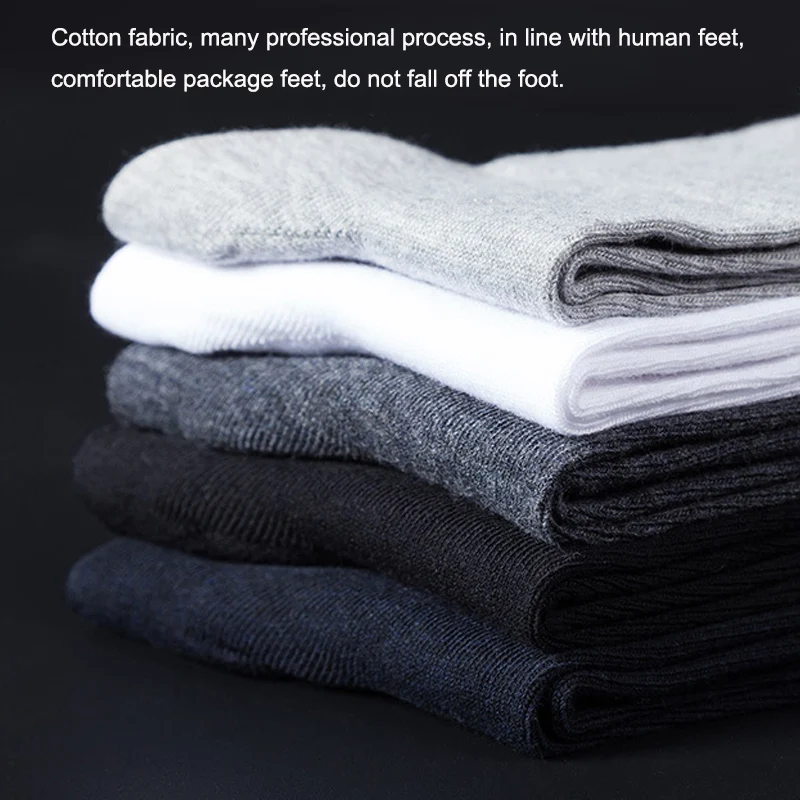 Men Socks Winter Business Cotton Socks Male Autumn 10Pairs/Lot Breathable High Quality Hot Sale Popular Men New