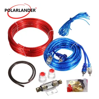 

Car Audio Wire Wiring 8GA Power Cable 60 AMP Fuse Holder 1500W Amplifier Subwoofer Speaker Installation Kit