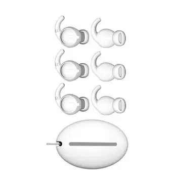 

3 Pairs Silicone Hook-Shaped Headset Stabilizer 30 Degrees In-ear Anti-slip Ear Hooks Covers Accessories for AirPods EarPods Wir