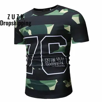 

ZUZK 4Colors Good Quality Soft Material Men Fashion Slim Fit T Shirt Men's Luxury Retro Trend Summer Short sleeved Tee Shirt