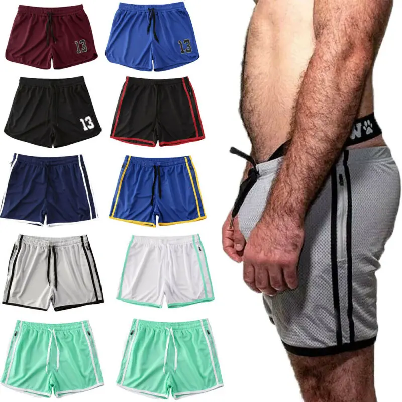 New Casual Mens Sports Training Bodybuilding Summer Men's Loose Shorts