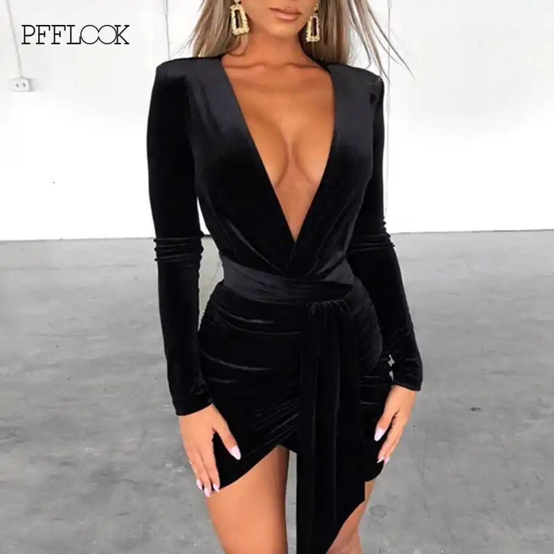 velvet bodycon
