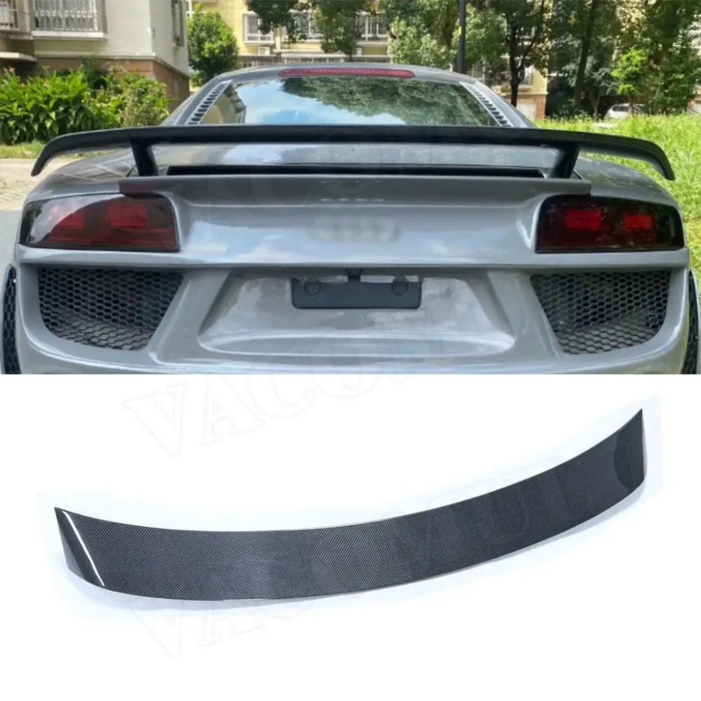Carbon Fiber Car Rear Trunk Boot Spoiler Lip Wings Car Accessorise For