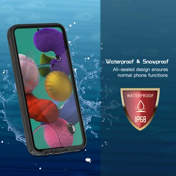 

IP68 Underwater Waterproof Case For Samsung A51 S10 5G Transparent Full Protection Phone Case For Samsung A51 Diving Cover Capa