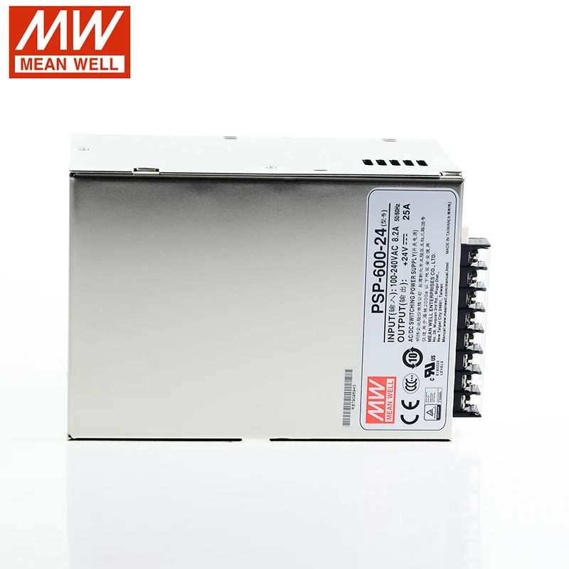 MEAN WELL PSP 600 Series DC5V 12V 13 5 V 15V 24V 27V 48V 600W с PFC и параллельной функцией питания Солнечный
