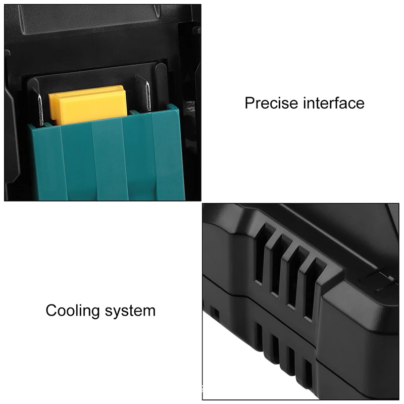 Зарядное устройство для Makita Bl1830 Bl1430 DC18RC DC18RA электроинструмент батарея США штекер DC18RC 14,4 в 18 в литий-ионный аккумулятор зарядное устройство