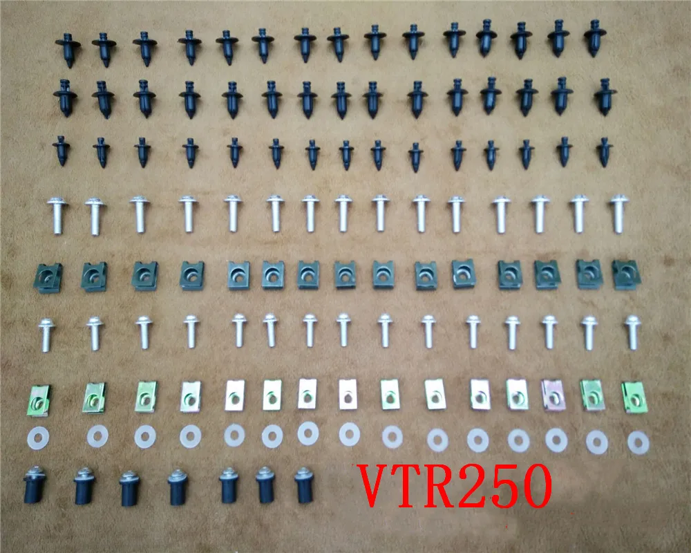 

Fairing Bodywork Kit Bolts Screws For Fit HONDA VTR250 98-99