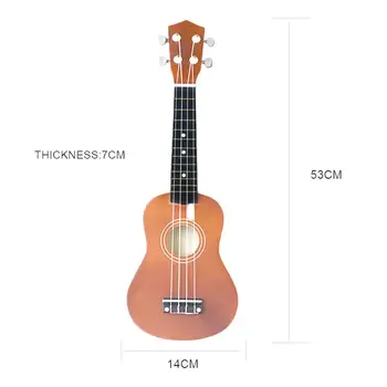 

Beginner 21 Inch Guitar Musical Instruments Wooden Helpful 1 Set Practice Ukulele Professional School New Year Gift HOME