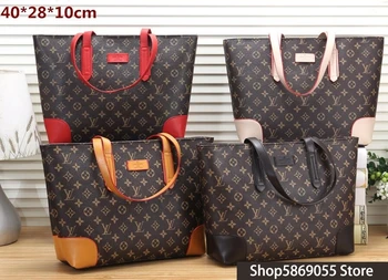

Luxury Louis Vuitton LV- Leather Handbags Women Bags Designer Brand Women's Shoulder Bags Large Capacity Ladies Hand Bags L237