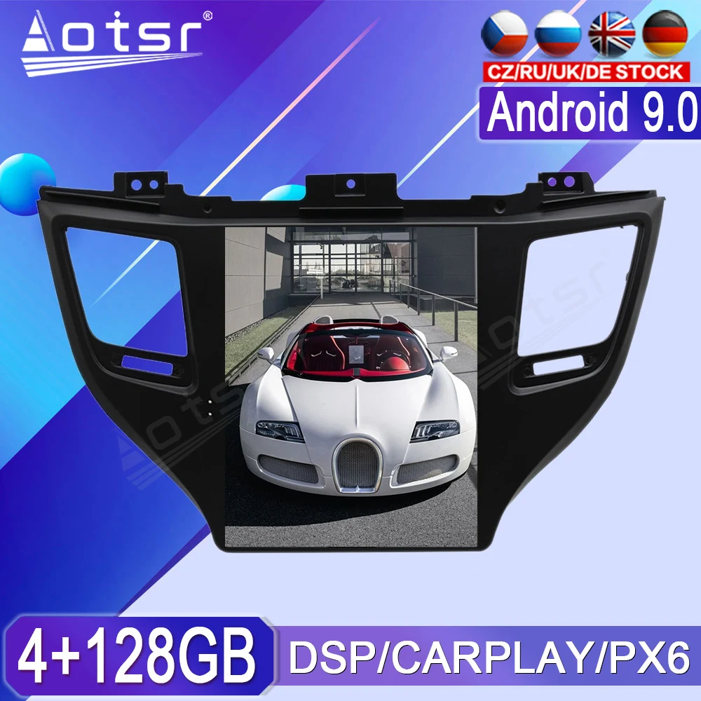Магнитола PX6 Tesla GPS Navi Auto Audio для Hyundai Tucson Android 2015 - 2019 | Автомобили и мотоциклы