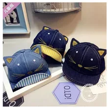 

Children's Hat Or Lend The Spring And Autumn Period And The New Cartoon Cat Soft Cap Along The Cowboy Hat Private Joker