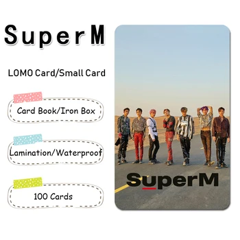 

Kpop SuperM Lomo Card Photo Card Small Cards MARK TAEYONG BAEKHYUN LUCAS TEN KAI TAEMIN Iron Box Card Book Fans Gifts Collection