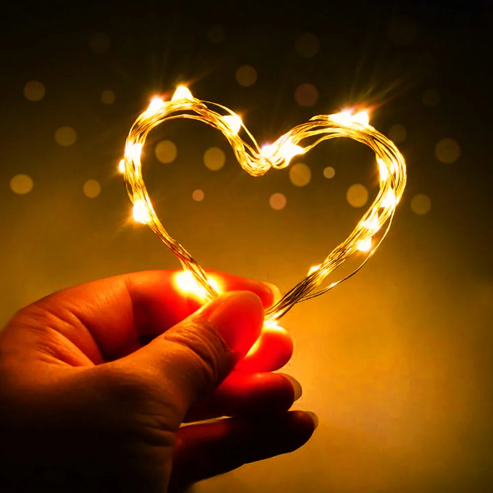 

Fairy LED String Lights Indoor Waterproof Christmas Tree Hoilday Rope Garland Lighting Decoration Bedroom Bookase Power By 3V