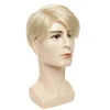 Short Blonde Wigs Men Synthetic Wig Male Straight Side Parting High Temperature Fiber ► Photo 3/6