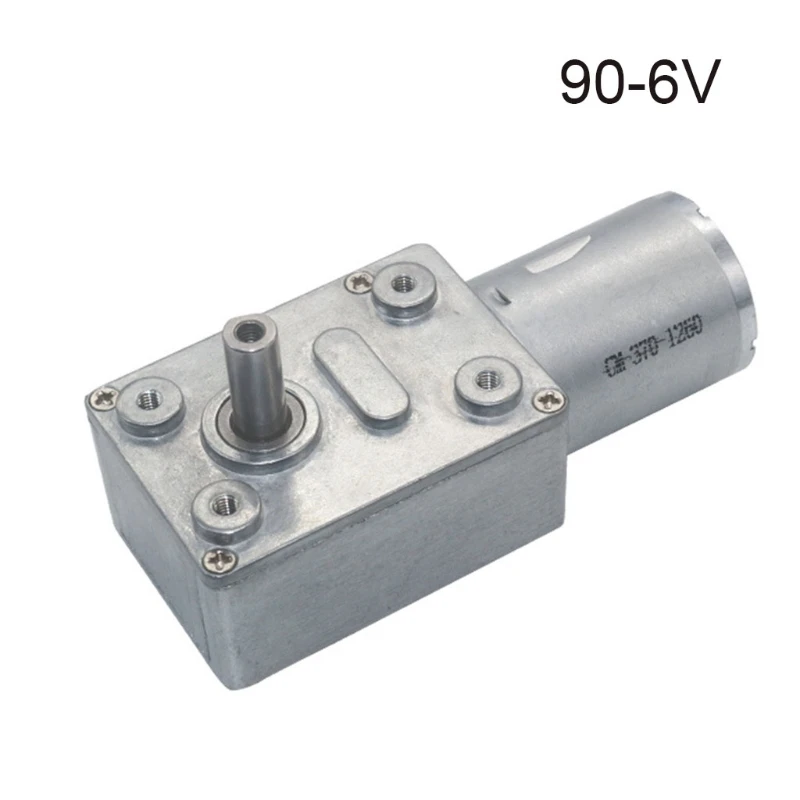 G6Da Jgy370 Motoriduttore A Vite Senza Fine Reversibile Riduttore Di Velocità Ad Alta Coppia 6V/12V24V Motore In Metallo In Miniatura Con Albero Da 2 