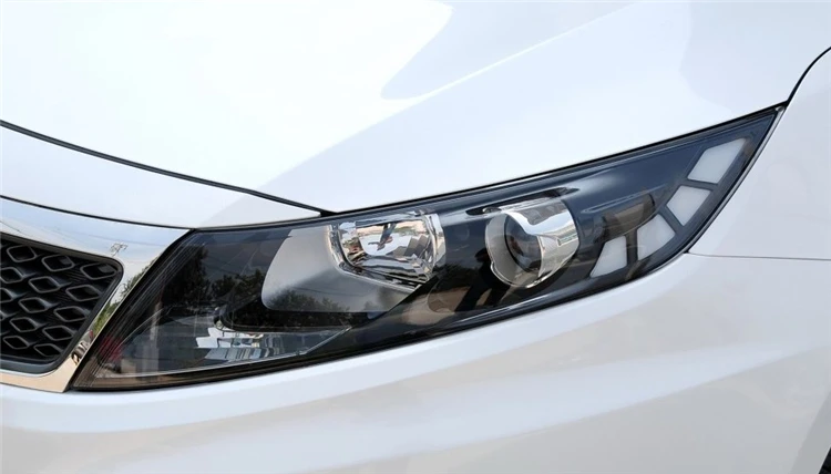 Для KIA K5 2009 2010 2011 2012 передние фары прозрачный абажуры лампа основа маски фар Крышка объектива Стекло