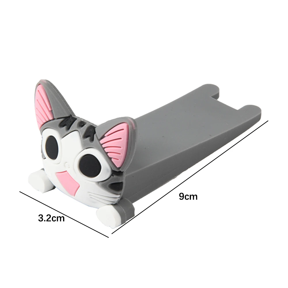 Baby Safety Protector Cute Cartoon Silicone Figure Door Stopper Wedge Door Jam Catcher Block Guard Home Stop