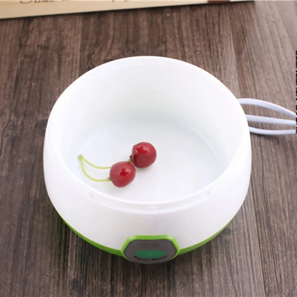 220V Электрический автоматический изготовитель йогурта Мини Портативный Аппарат для приготовления йогурта пластиковый контейнер кухонный прибор