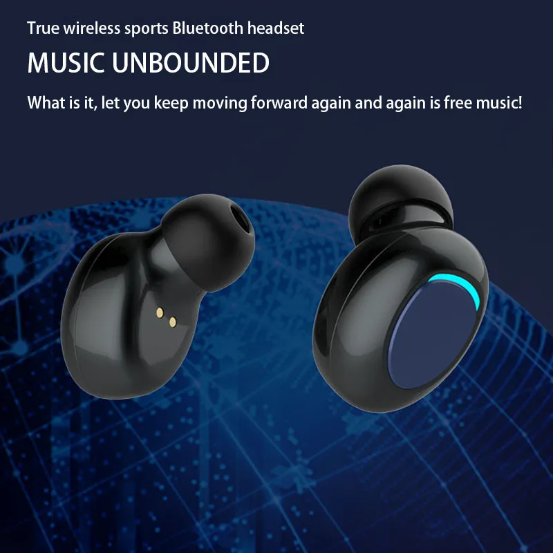AOZBZ IPX7 водонепроницаемые стерео Bluetooth наушники с сенсорным управлением беспроводные наушники-вкладыши автоматические спортивные наушники