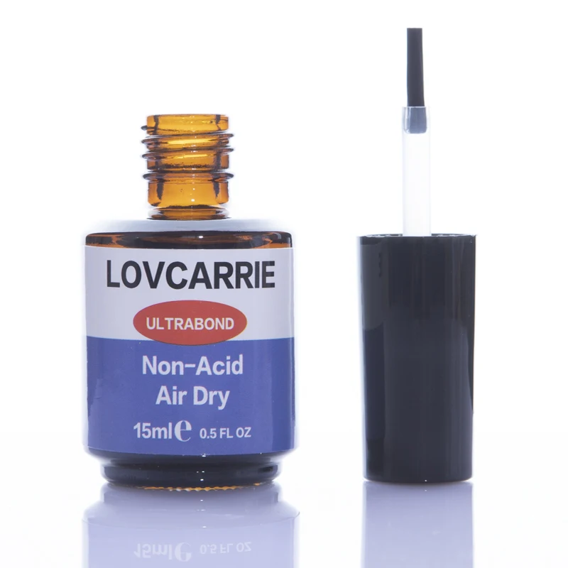 LOVCARRIE NEW Nail Ultrabond Primer Base Coat Pre Dehydrator 15ML Acid Free Nail Fresher Bonder Desiccant Bond for UV Gel Polish