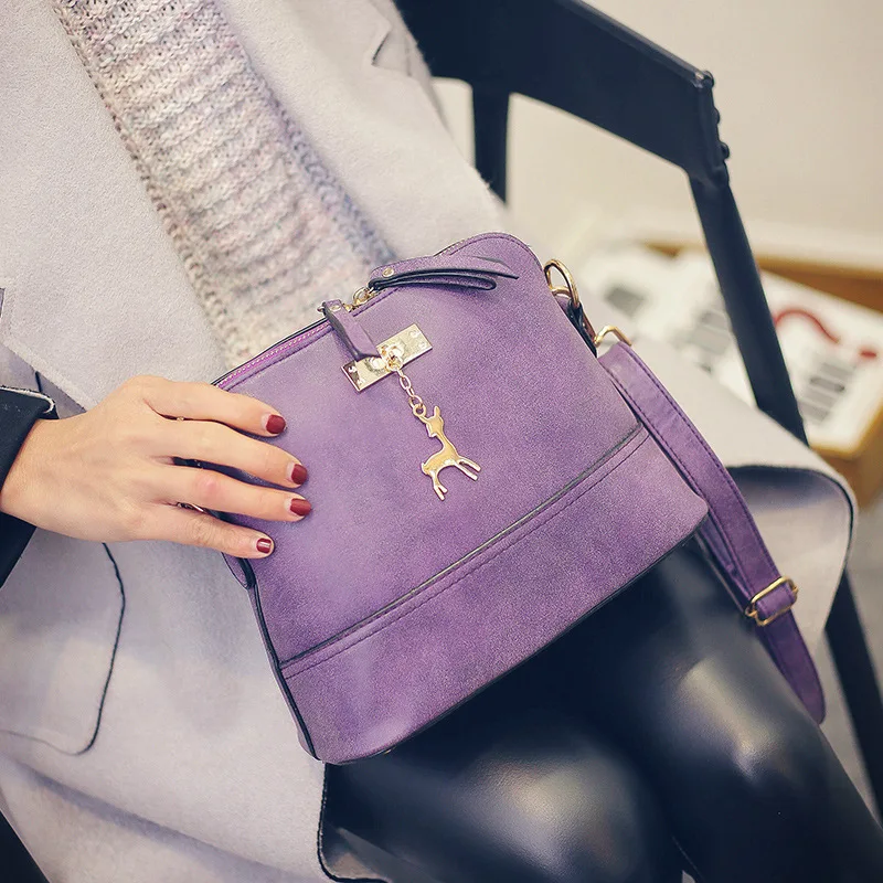 

2017 New Style WOMEN'S Bag Shoulder Bag Shell Dull Polish Shoulder Handbag Export Deer Bag Deficit