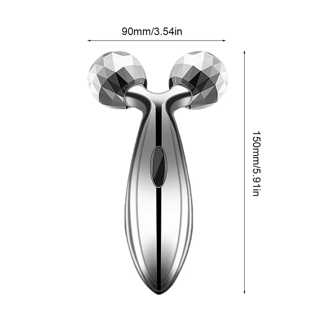 3D роликовый массажер Compact Pro тонкий массаж лица Релаксация 360 градусов вращение всего тела морщины на лице средство для удаления лица аппарат для лифтинга