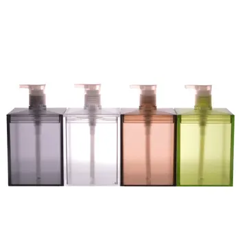 

Simple Plastic Hand Sanitizer Jar Lotion Bottle Shower Gel Hand Soap With Pump Mouth Jar Liquid Container Bathroom Bath Jar