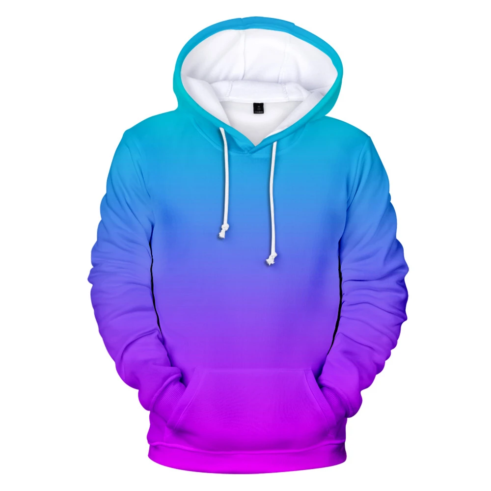 Sudadera con capucha para hombre y mujer, prenda deportiva masculina de Color azul y morado, con colorido personalizado, de marca, 2019| Sudaderas con y sudaderas| - AliExpress