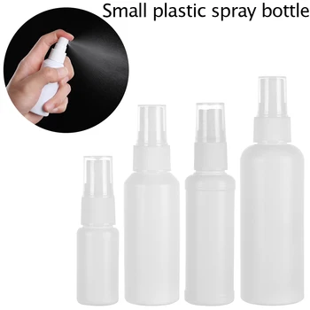 

Refillable white Plastic Travel Bottles Atomizer For Empty Perfume Bottle Flask With Small Sprayer Toxic Free & Safe Makeup Tool