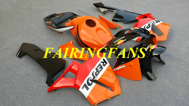 Инжекторный комплект для HONDA CBR600RR F5 05 06 CBR 600 RR CBR 600 RR CBR 600 2005 2006 Красный orange Обтекатели на кузов+ подарки HG26