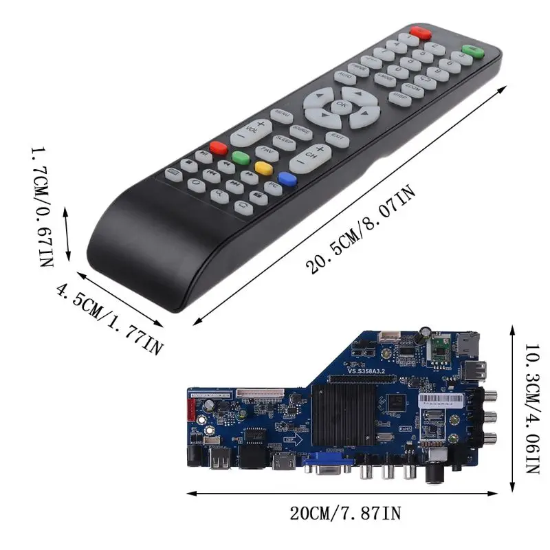 Плата драйвера смарт сети MSD338STV5.0 для беспроводного ТВ универсальная плата
