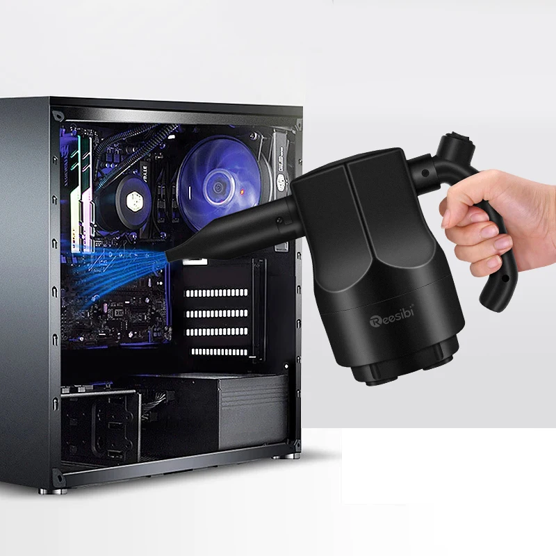 500W Cordless Electric Air Duster Blower - Powerful Vacuum Cleaning for Computer Keyboard, Hair Dryer Replacement Description Image.This Product Can Be Found With The Tag Names Computer cleaners, Computer Office, Electric air duster blower vacuum