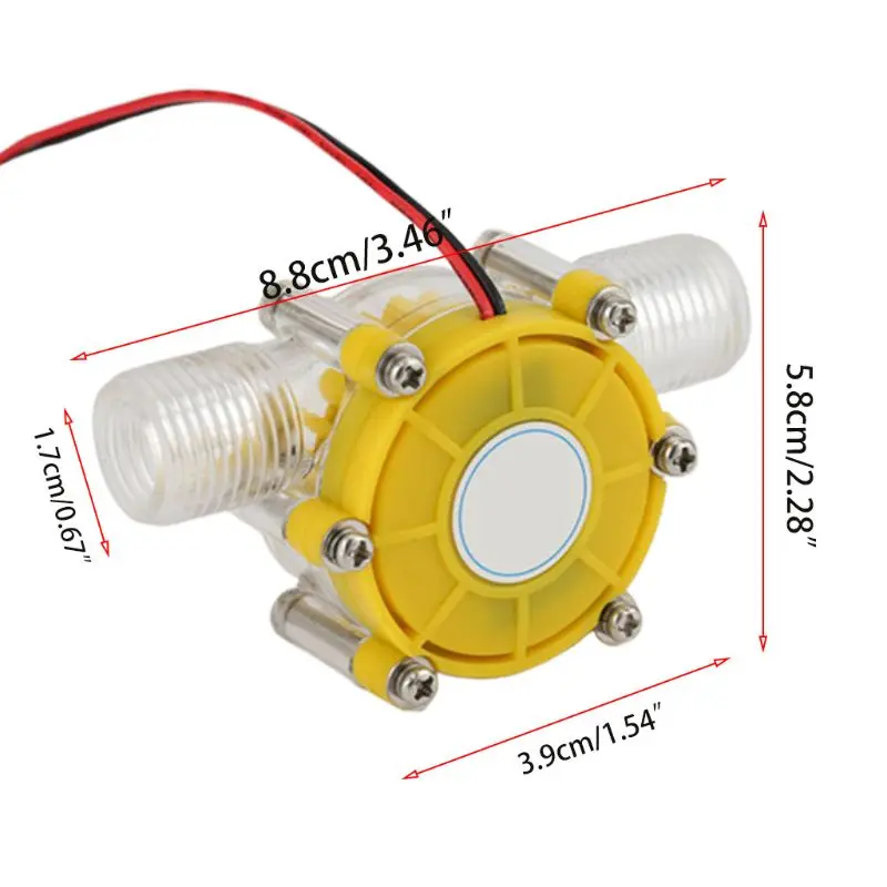 DC 5 V/12 V/80 V 10W насос потока воды мини турбины преобразования потока гидрогенератор 94PC