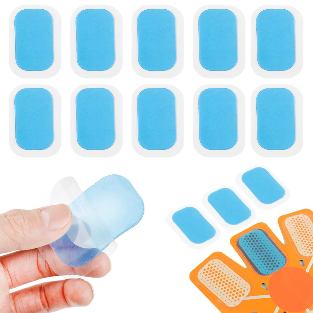 

50/60Pcs Hydrogel Gel Stickers Abdominal Muscle Exerciser Fitness Body Massager Patch Stimulator Trainer Replacement Pads