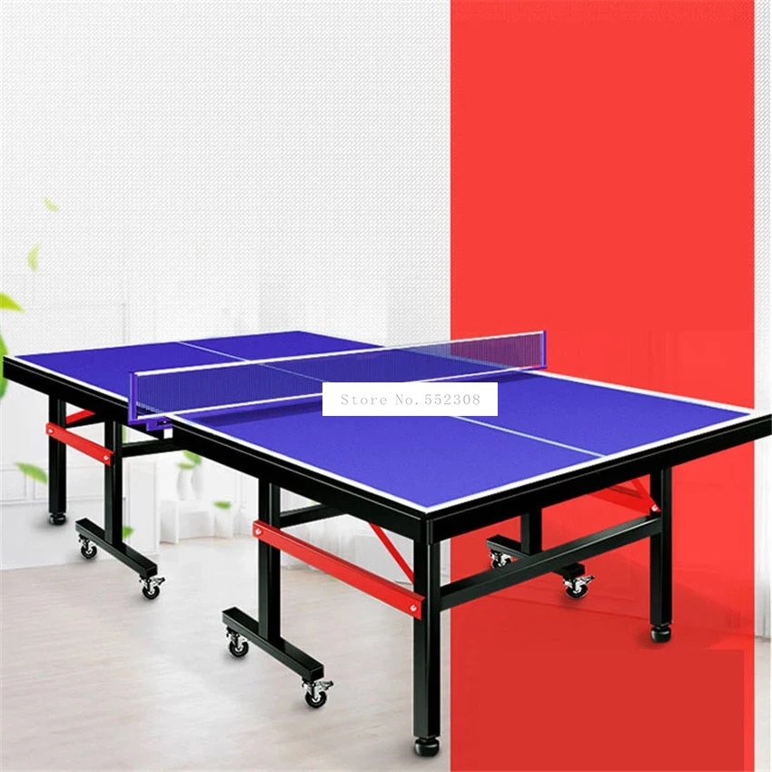 2.74x1.525m Foldable Table Tennis Table Desk High Density Fiberboard