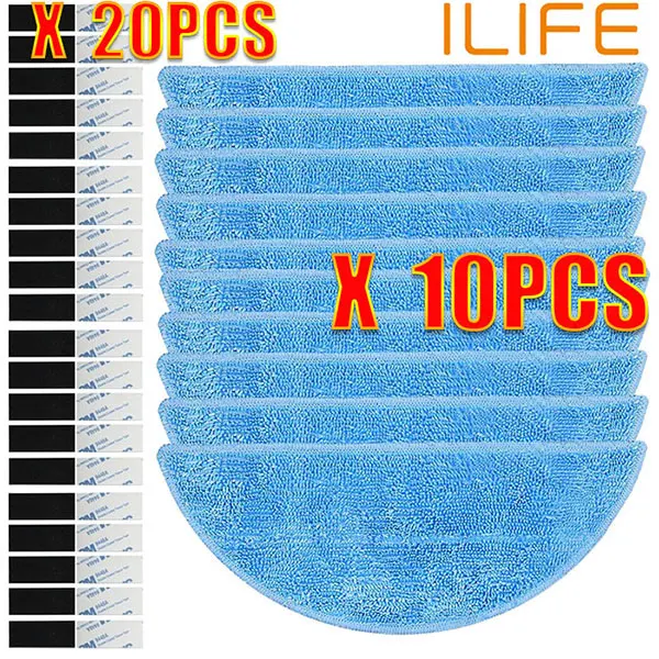 10 шт. тряпочка для мытья CHUWI ILife V7 V50 V55 V3 V5s pro V3s V5 | Бытовая техника